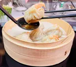 【当店人気NO.2】吉祥如意虾仁湯包海老湯包スープ入り（湯包・焼き小籠包・吉祥）