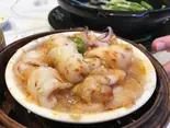 にんにくとイカの香港風蒸し 蒜蓉蒸鱿鱼(香港飲茶 本格中華 望水楼)