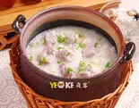 香港風鶏肉お粥 生滚鸡粥(香港飲茶 本格中華 望水楼)