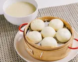小籠包+アワの粥のセット（みんみん小籠包）