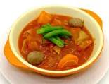 いわい鶏のローマ風トマト煮込み（ヘルシーハット）