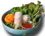 生春巻き(1本) Gỏi cuốn（ベトナム料理 アオザイレストラン）