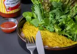 バインセオ(ベトナム風お好み焼き) Bánh xèo（ベトナム料理 アオザイレストラン）