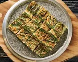 モチモチ食感】 ニラチヂミ Korean Nira Pancake（ASIAN ANNAPURNA RESTAURANT ＆ BAR）