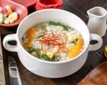 たっぷり水餃子のたまごスープ（Cafe and BAR スープ et）