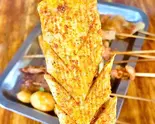 魚餅の串揚げ（麻辣隔壁）