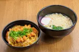 カツカレーとじ丼 ミニうどん付き(温・冷)（さぬきうどん四國屋）