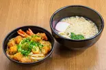 海老カツカレーとじ丼 ミニうどん付き(温・冷)（さぬきうどん四國屋）