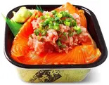 サーモンネギトロ丼（彩夏丼丸）