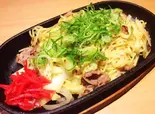『おすすめ!』 鉄板豚骨焼ラーメン(餃子工房ちびすけ 十三店)
