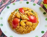 海老ビリヤニ Prawn Biryani(インド料理 スワガット 富士見ヶ丘店)