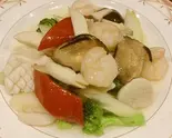 海鮮と野菜炒め（香港厨房 風香園 本店）