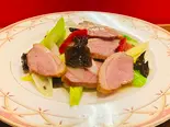鴨肉と長ねぎ炒め（香港厨房 風香園 本店）