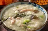ピータン肉お粥(皮蛋瘦肉粥)（名品お粥）
