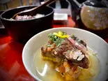 ソーキのひつまぶし（古ハグラ酒場モノンクル）