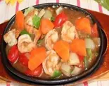 グリル 海老シズリング /Prawn Sizzling（カンティプルカリーハウス）