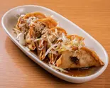 揚げ餃子の酢醤油がけ (5個)（【お店と同価格】麺創 麺魂 江坂本店）