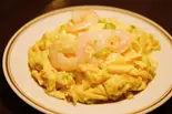 エビと玉子ふわふわ炒め（中華料理刀削麺 逸品園）