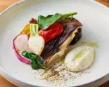 温かいバーニャカウダ warm bagna cauda（Bistro akari）
