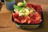 25.まぐろユッケ丼（魅惑の丼丸 五反田店）