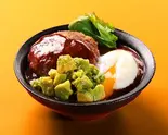 デミたまアボカド ハンバーグ Demi-Tama Avocado Hamburg Steak（〈ごはん特盛まで無料〉デミグラスハンバーグの店 デミたま 心斎橋筋2丁目店）