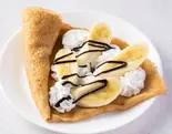 【当店人気NO.1】バナナチョコホイップクリ-ム Banana, Chocolate ＆ Fresh Cream（クレープアリサ東京 酵素クレープ専門店）