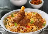 マトン ビリヤニ mutton biryani（インドレストランRAJA＆CAFE）