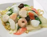 海鮮あんかけ焼きそば（黄金の華 ニッケコルトンプラザ店）