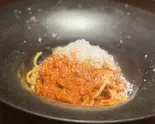 【本日のパスタ】鱧と万願寺とうがらしのオイルスパゲティー（肉と炭火焼の本格イタリアン）