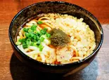 こぶうどん Udon with Shredded Kombu（浪花かすうどん むねひろ）
