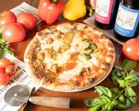 マルゲリータ×ポルチーニ茸のピッツァ(Mサイズ25cm) Margherita + Porcini Mushrooms Pizza (M-Size 25cm)（ピッツェリア イルソーレ天三）