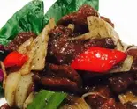 鶏肉の黒胡椒炒め(黑胡椒鸡肉定食)(台湾無骨香脆鶏柳)
