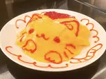 昔ながらのオムライス（ガーリックキューブ）