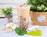 紅茶琥珀タピオカミルクティー Black tea amber bubble milk tea 波霸红茶鲜奶茶(悦茶 JOYTEA 湊川店)
