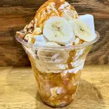 キャラメルシナモンバナナパフェ caramel cinnamon banana parfait(毎日パフェ Mainichi pafe)