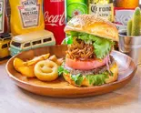 プルドポークバーガー(ポテト付き)（HAMBURGER DINER FLIP-FLOP）