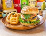 ダブルチーズバーガー(ポテト付き)（HAMBURGER DINER FLIP-FLOP）