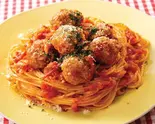 NY風ミートボールスパゲティ New York Style spaghetti with meatball（【メガ盛り弁当！！】洋食店 エクストラバガンザ 大名店）