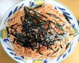 大盛り明太子スパゲティ Extra cod roe spaghetti（【メガ盛り弁当！！】洋食店 エクストラバガンザ 大名店）