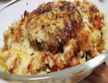 スパゲティハンバーググラタン casserole / gratin de spaghettis hamburger（【メガ盛り弁当！！】洋食店 エクストラバガンザ 大名店）