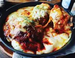 フィットチーネハンバーググラタン casserole / gratin de fettuccine hamburger（【メガ盛り弁当！！】洋食店 エクストラバガンザ 大名店）
