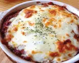 フィットチーネグラタン casserole / fettuccine au gratin（【メガ盛り弁当！！】洋食店 エクストラバガンザ 大名店）