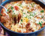ミートソースドリア meat sauce doria（【メガ盛り弁当！！】洋食店 エクストラバガンザ 大名店）
