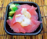 まぐろつぶ貝丼(ドン丼丸)