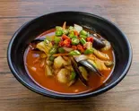 고추짬뽕 唐辛子ちゃんぽん麺 辣椒炒马面（韓国中華 一釜食堂 중화요리 한가마 Korean style Chinese food HANGAMA）
