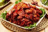 한방 불족발 漢方激辛豚足(メウン・ブルジョクパル)（韓国中華 一釜食堂 중화요리 한가마 Korean style Chinese food HANGAMA）