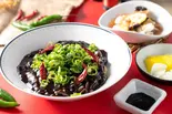 青唐辛子ジャジャン麺+ミニタンスユクのセット 고추짜장, 미니탕수육 세트（チンチャル千葉店）