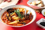 ちゃんぽん麺+ミニタンスユクのセット 짬뽕, 미니탕수육 세트（チンチャル千葉店）