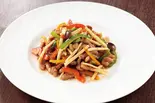 豚肉の三色ピーマン細切り炒め（中華旬彩料理東方紅立川高島屋店）