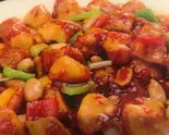 宫保鸡丁 鶏肉とピーナツ炒め Stir-Fried Chicken and Peanuts（王さん私家菜）